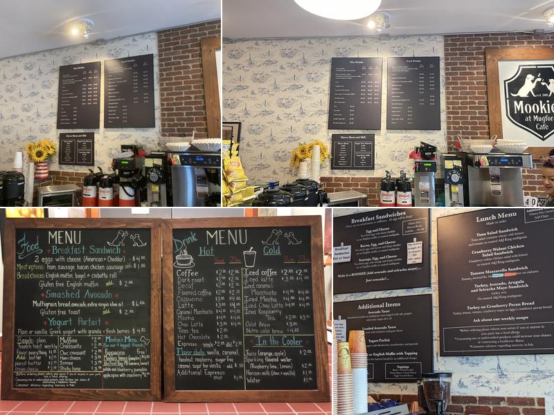 Mookie's at Mugford Menu