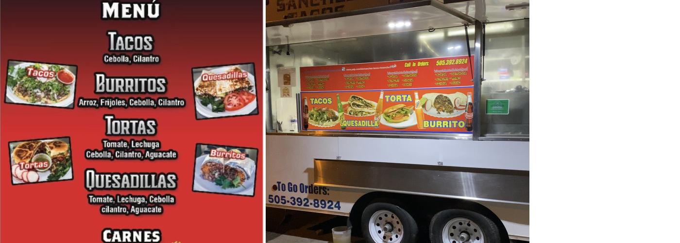 Sanchez Tacos #11 Menu