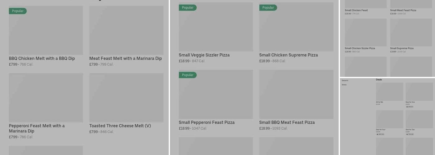 Pizza Hut Menu
