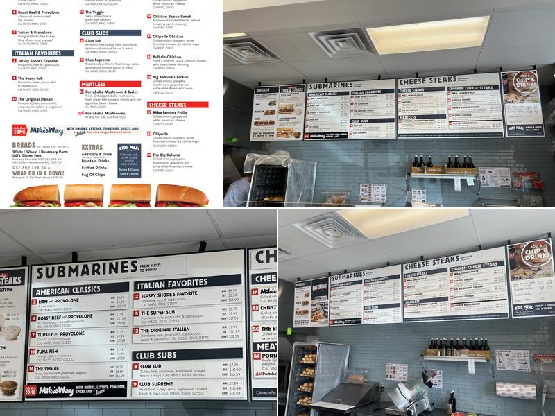 Jersey Mike's Subs Menu