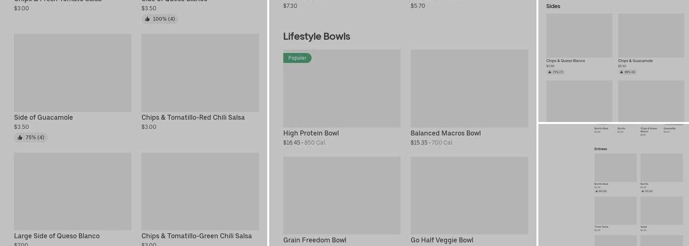 Chipotle Mexican Grill Menu