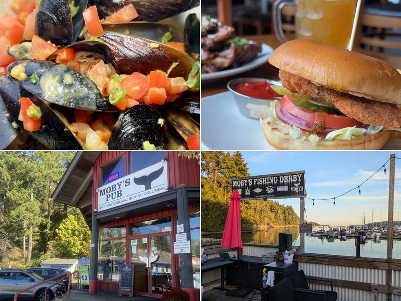 Moby's Pub Salt Spring Island,  124A Upper Ganges Rd, Salt Spring Island