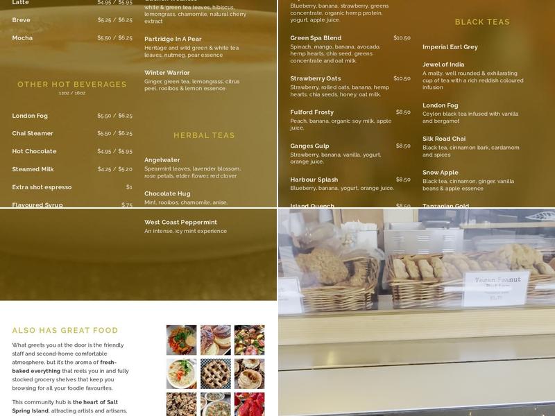 Barb's Bakery & Bistro Menu