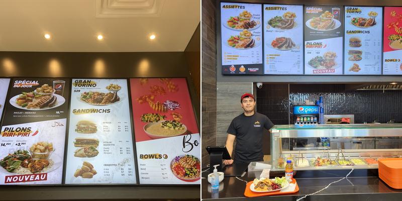 Grillades Torino Vaudreuil Menu