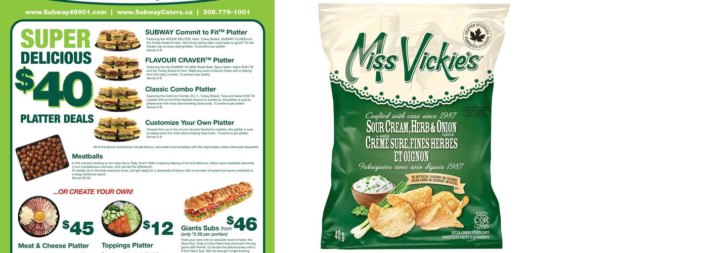 Subway Menu