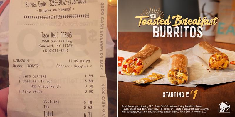 Taco Bell Menu