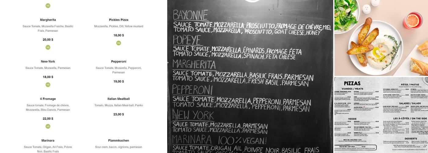 Pizza13 Menu