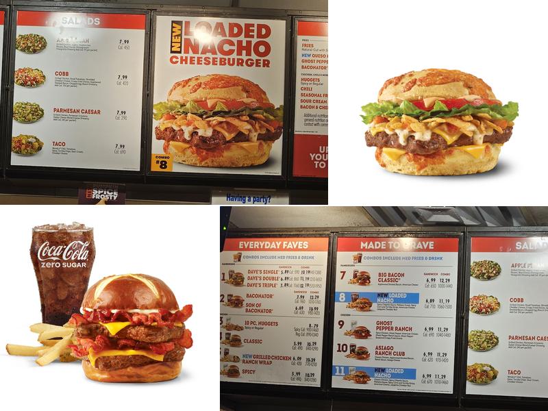 Wendy's Menu