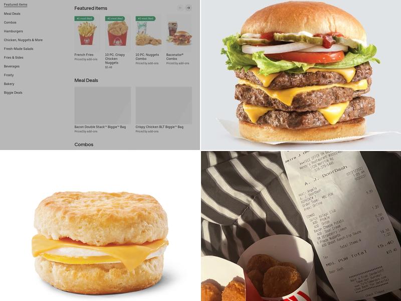 Wendy's Menu
