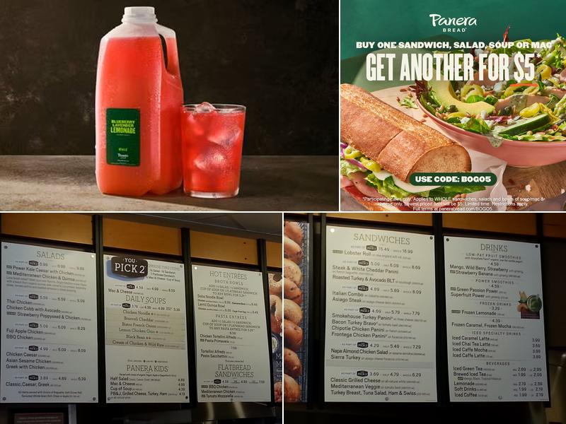 Panera Bread Menu