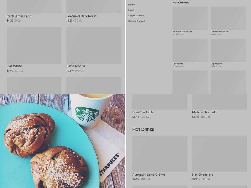 Starbucks Menu