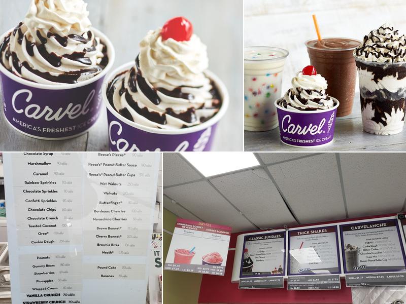 Carvel Menu
