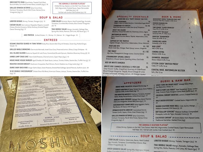 The Deck Philly Menu