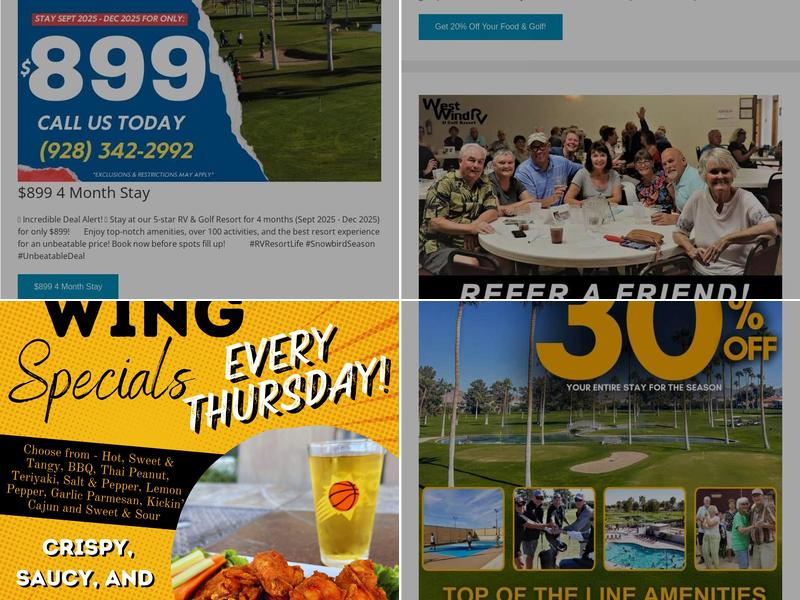 Westwind Bar and Grill Menu