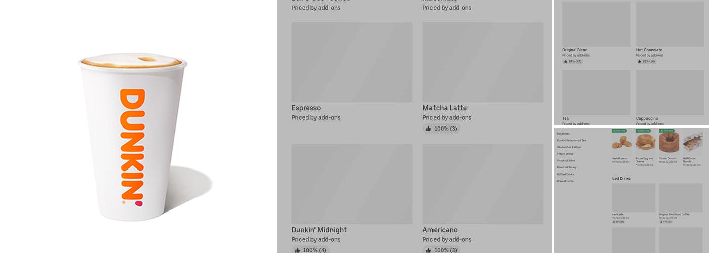 Dunkin' Menu