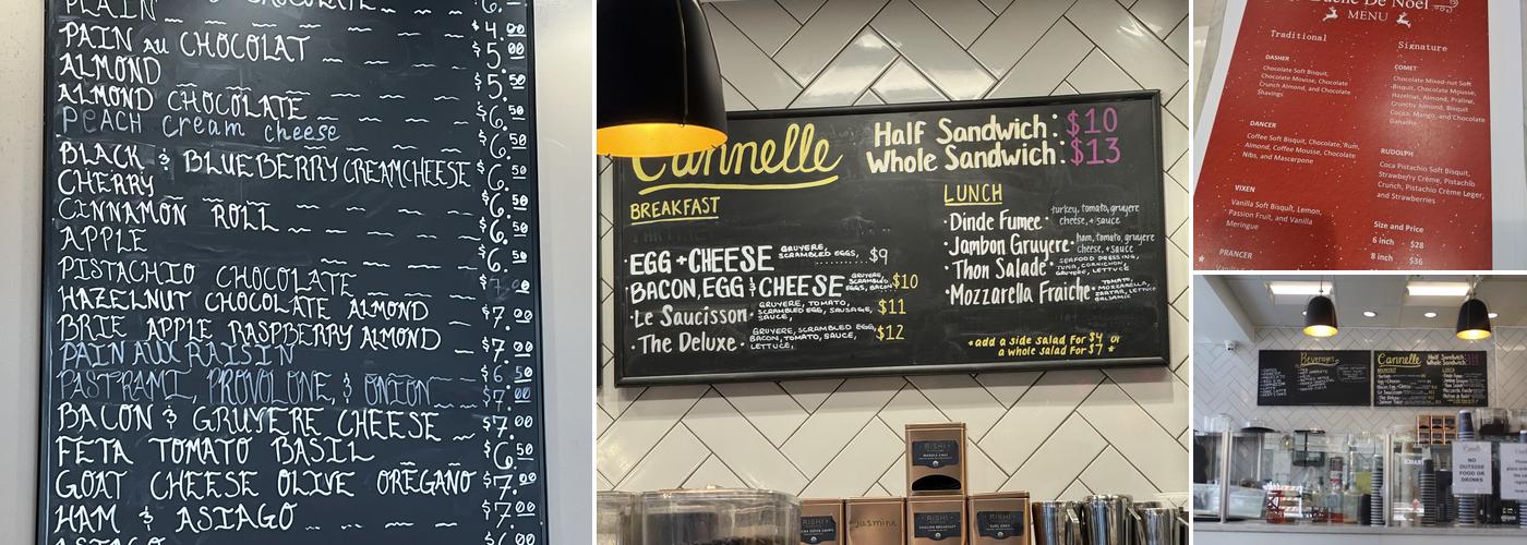 Cannelle by Matt Knio Menu
