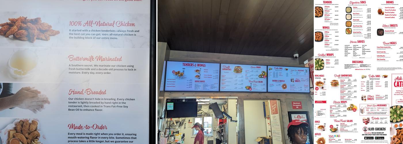 Slim Chickens Menu