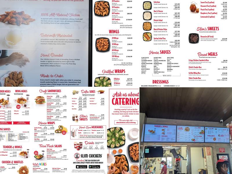 Slim Chickens Menu