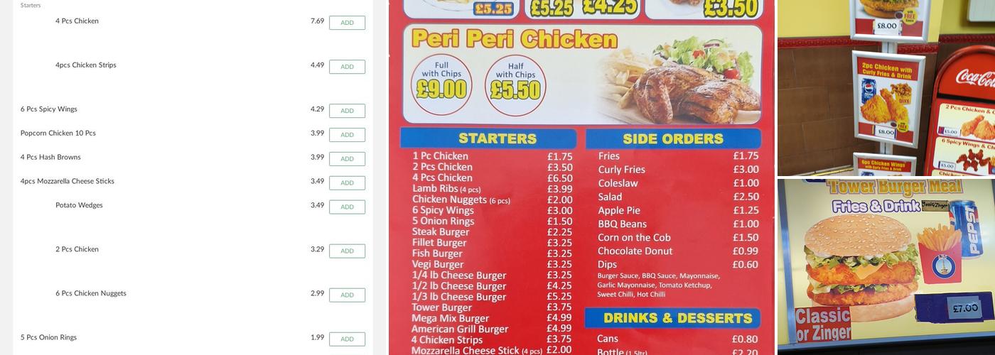 Dixi Chicken Menu