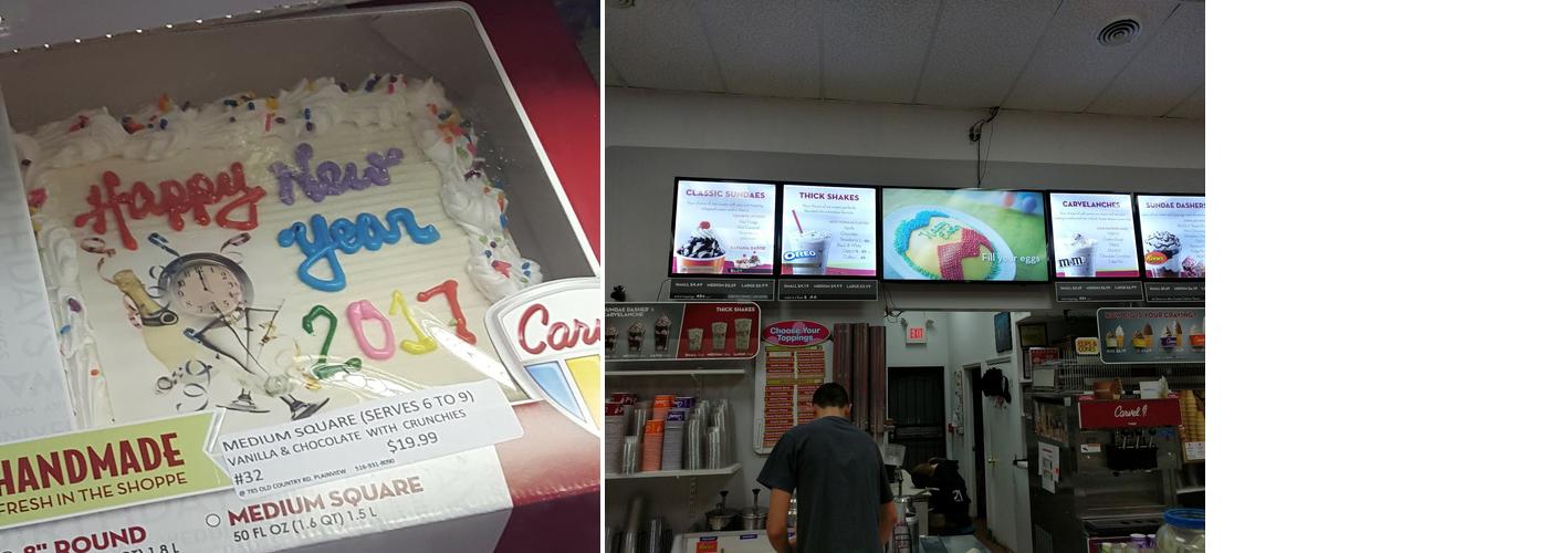 Carvel Menu