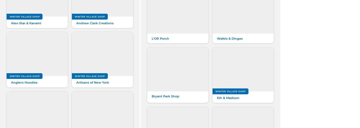 Bryant Park Café Menu