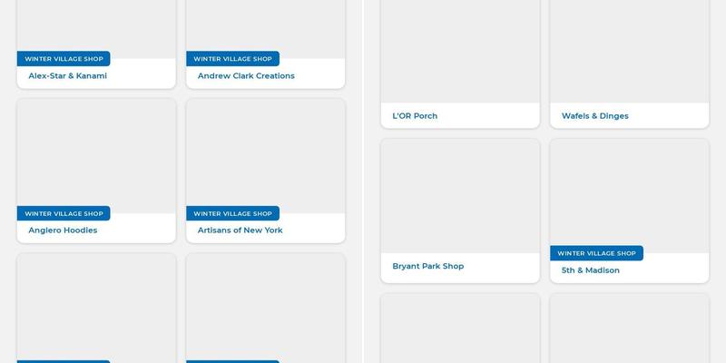 Bryant Park Café Menu