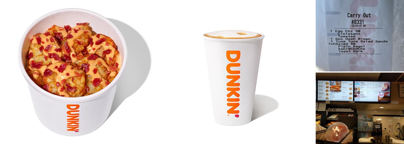 Dunkin' Menu