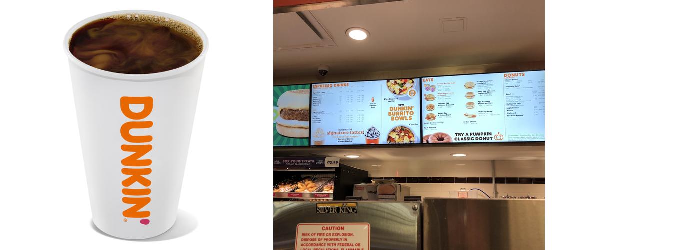 Dunkin' Menu