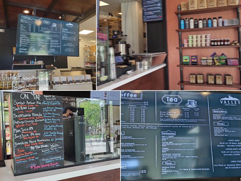 Valley Coffee Company Menu