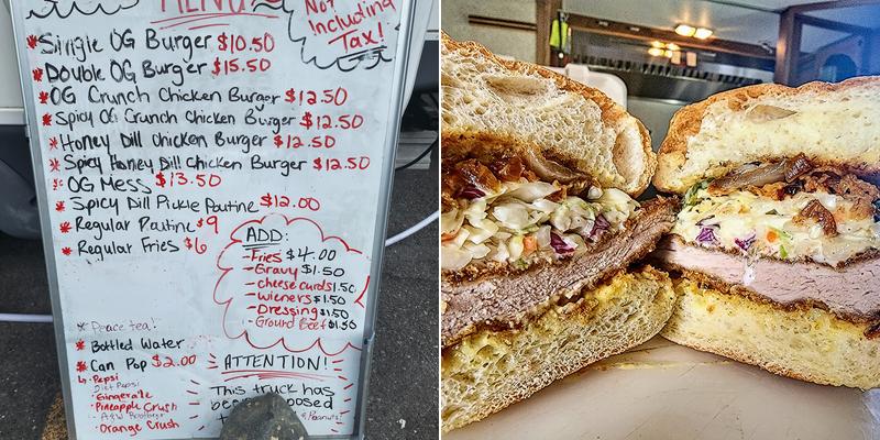 Gourmet on the Go Menu