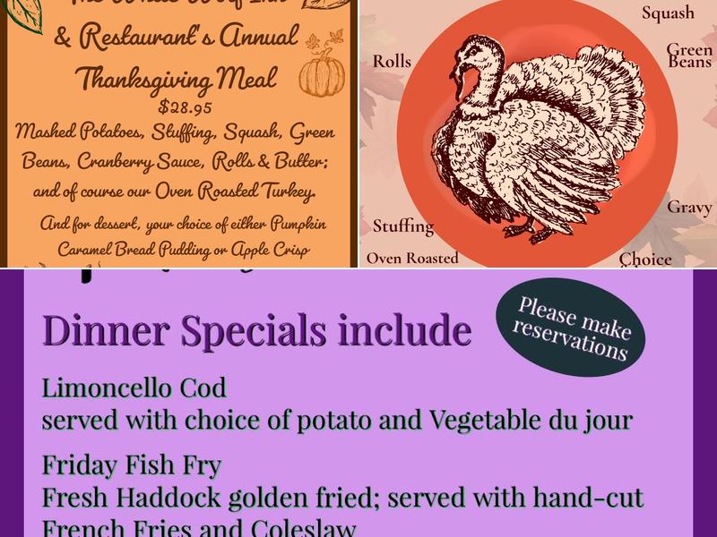 White Wolf Tavern Menu