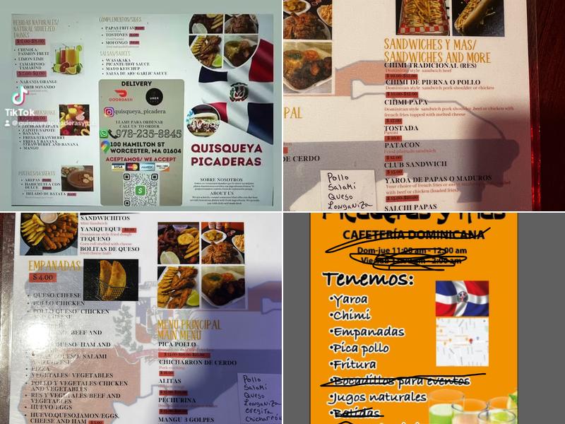 Quisqueya picaderas y más Menu