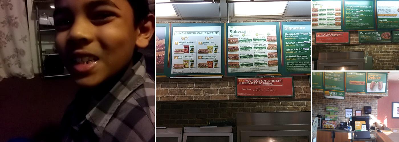 Subway Menu
