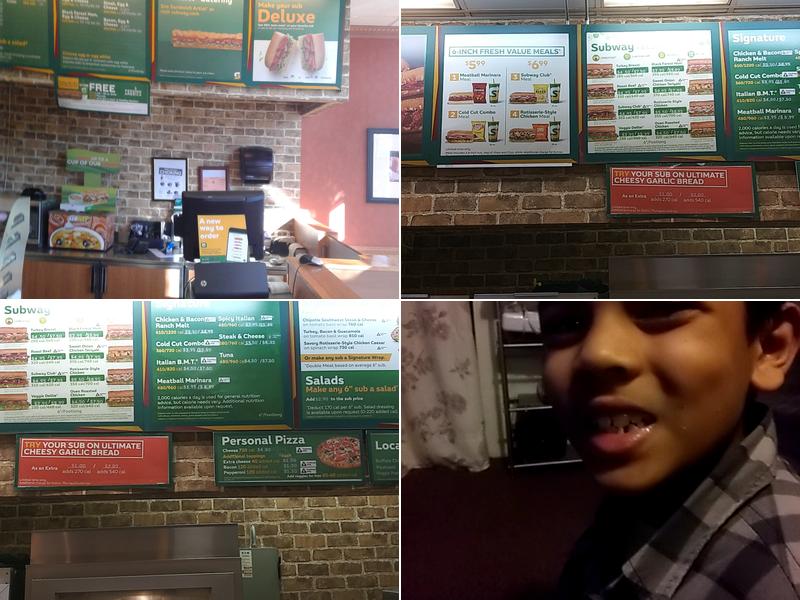 Subway Menu