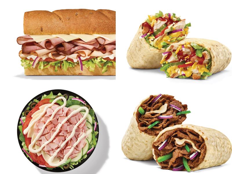Subway Menu