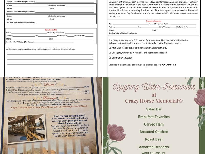 Laughing Water Restaurant Menu