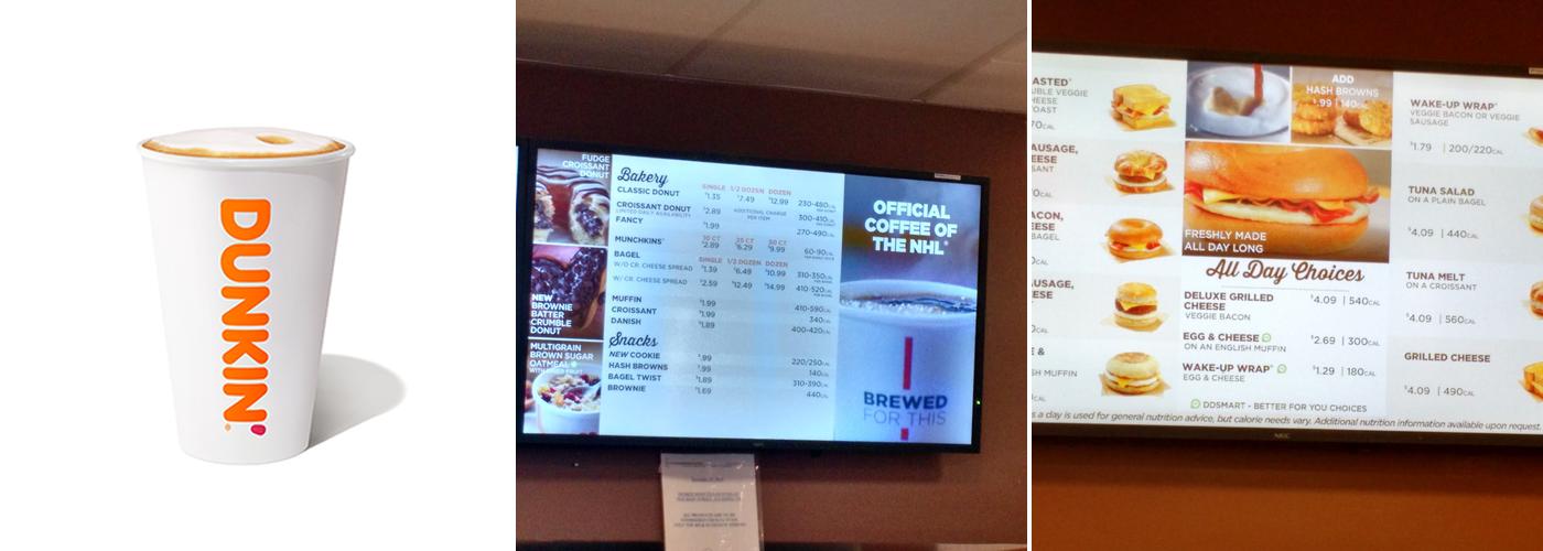 Dunkin' Menu