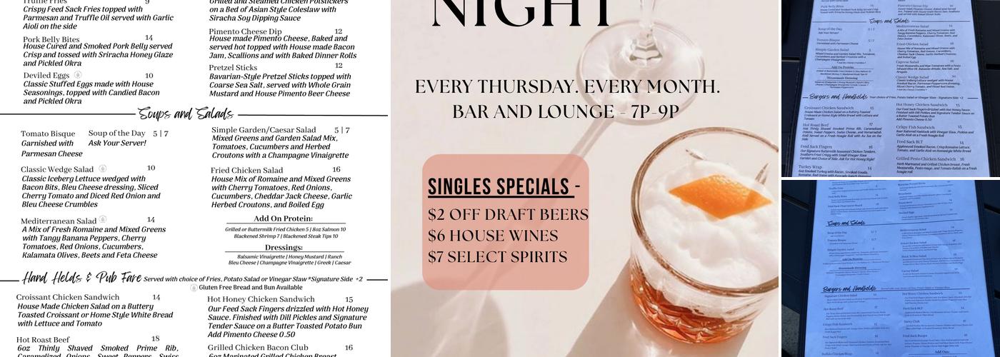 The Feed Sack- Aiken Menu