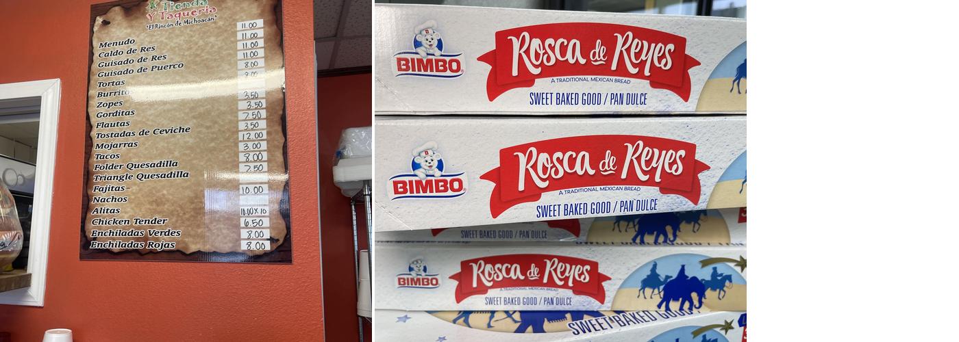 Tienda Y Taqueria El Rincon De Michoacan Menu