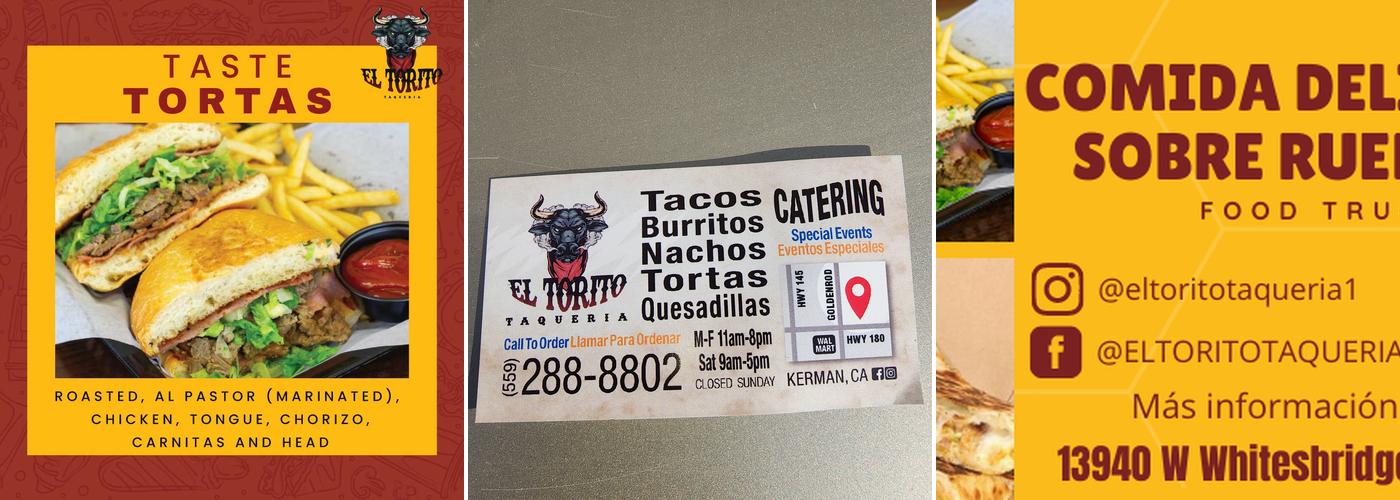 El Torito Taqueria Menu