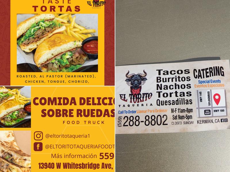 El Torito Taqueria Menu