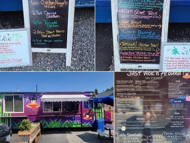 Just Wok 'N Around Menu