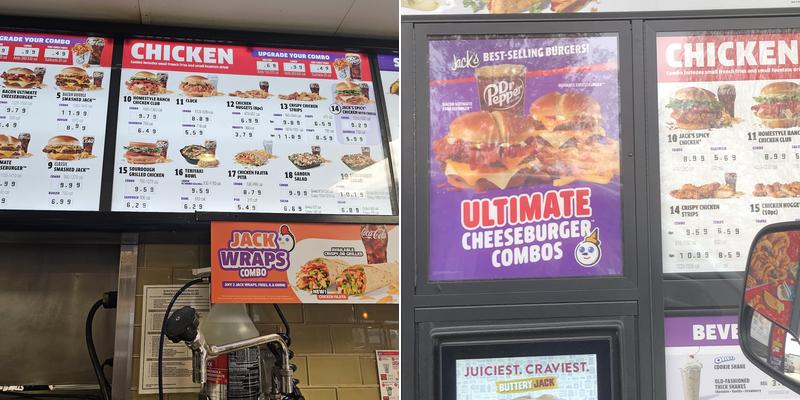 Jack in the Box Menu