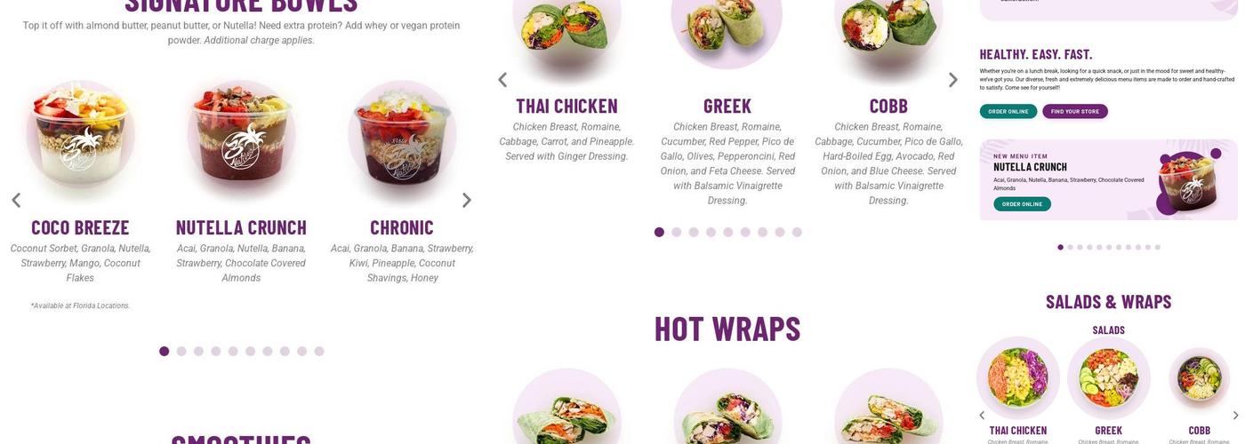 3 Natives Menu