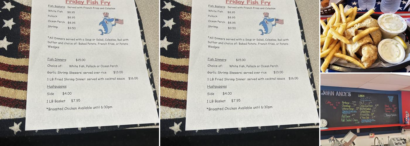 John Andy's Deli & Cafe Menu