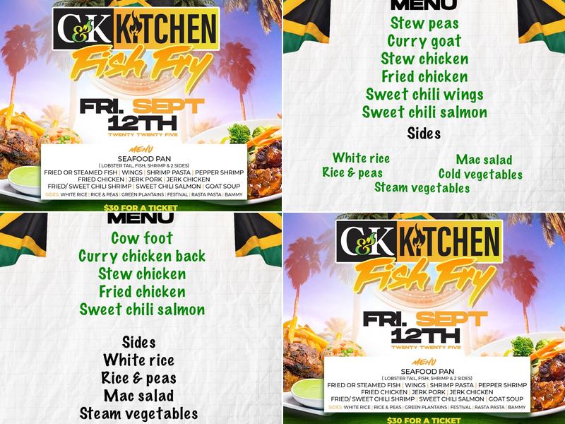 C&K Kitchen Menu