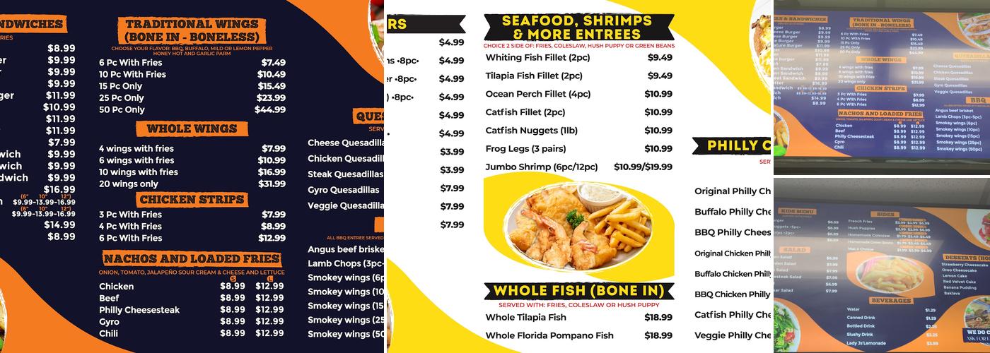 SAM'S CHICAGO GRILL Menu