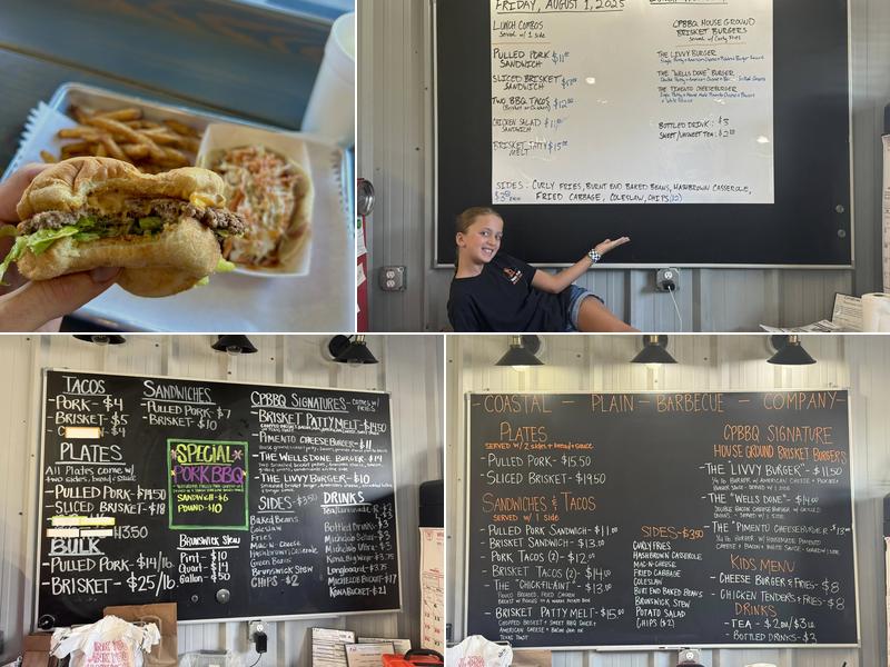 Coastal Plain Barbecue Company Menu