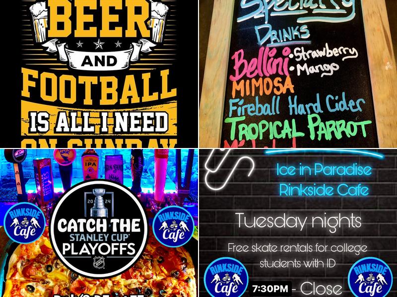Rinkside Cafe Menu