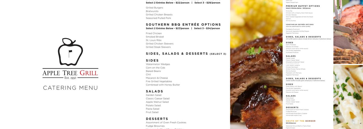 Apple Tree Restaurant Menu